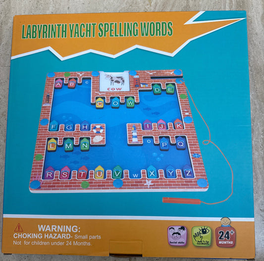 Laberinto magnético para formar palabras