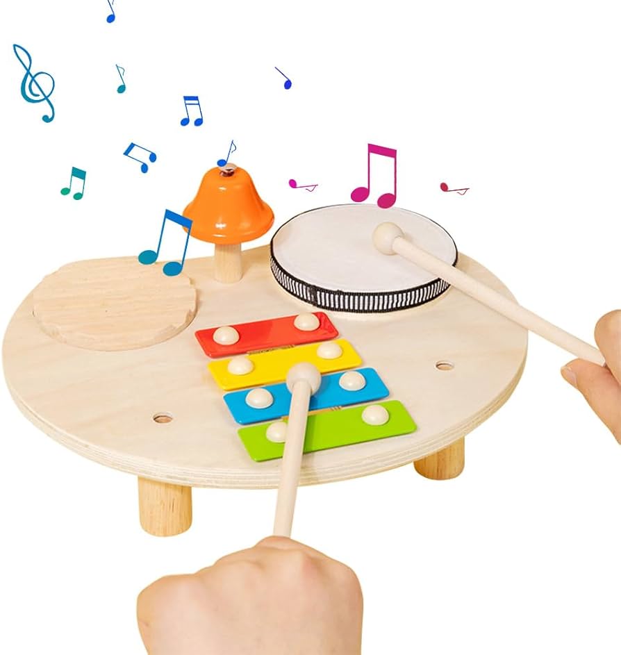 Set Musical de Percusión Infantil de Madera