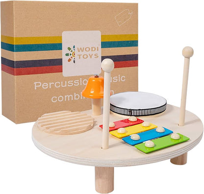 Set Musical de Percusión Infantil de Madera