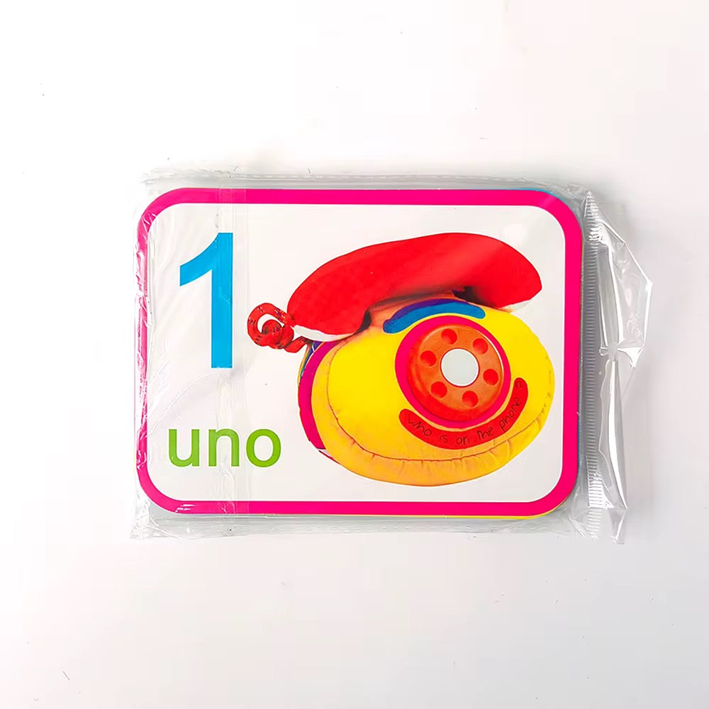 Flash card inglés y español