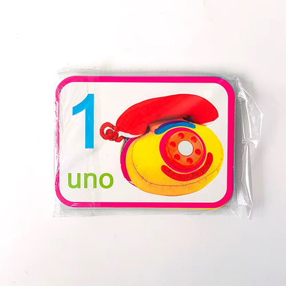 Flash card inglés y español