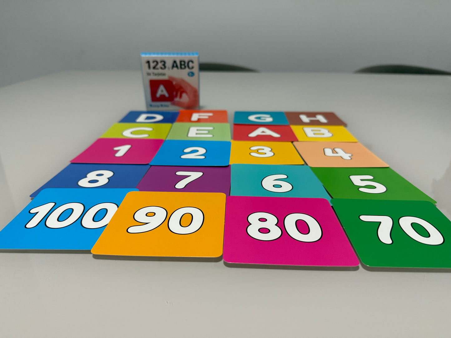 Flash card números y letras