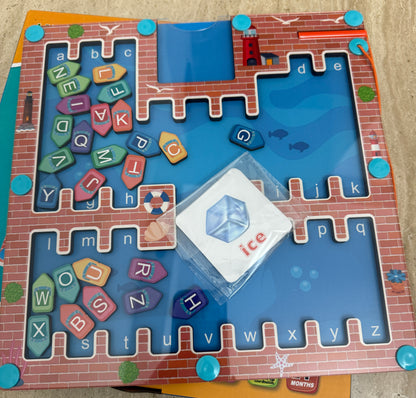 Laberinto magnético para formar palabras