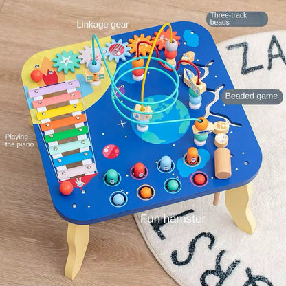 Mesa de Actividades Didáctica 5 en 1 – Estilo Espacial y Musical