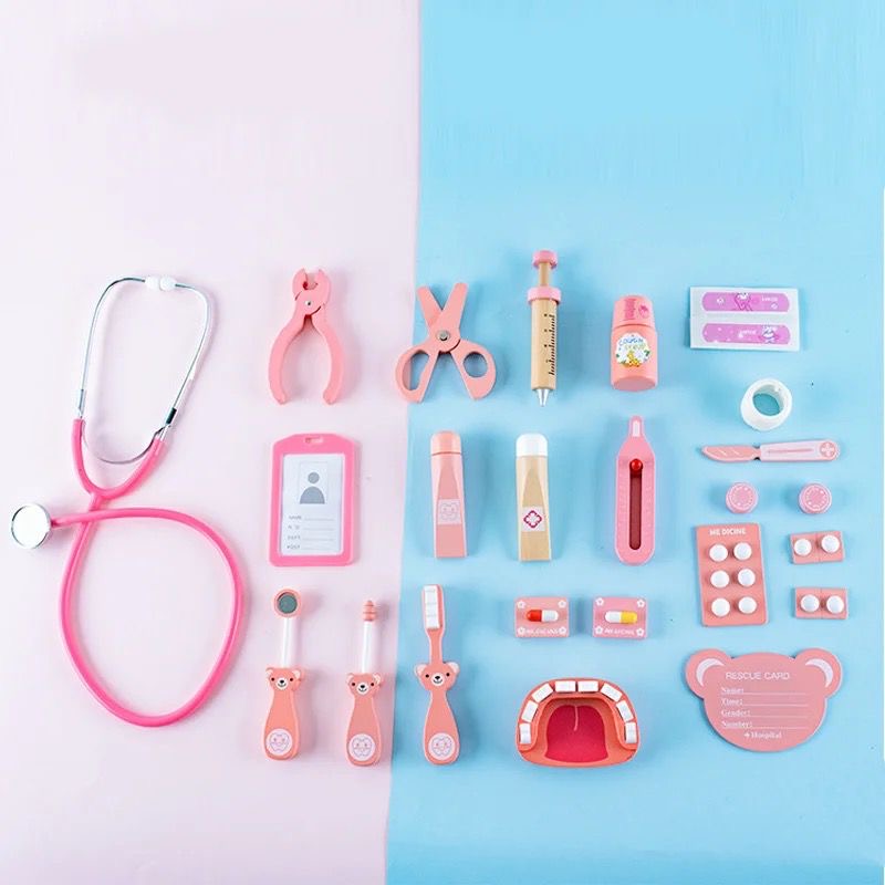Kit de doctor rosado