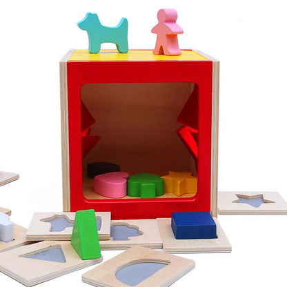 Caja para adivinación de figuras