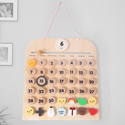 Calendario de madera