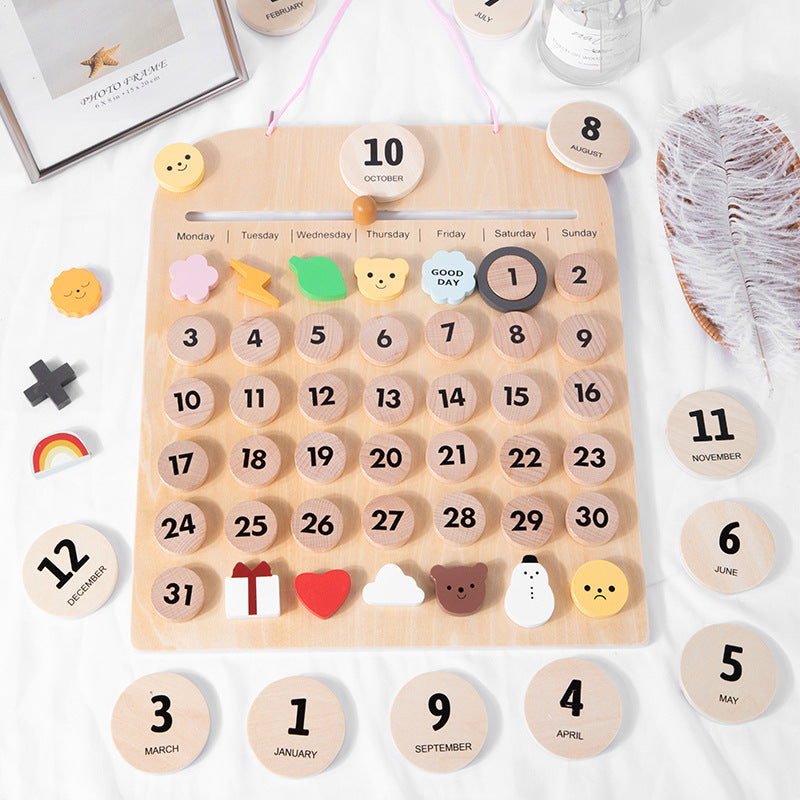 Calendario de madera