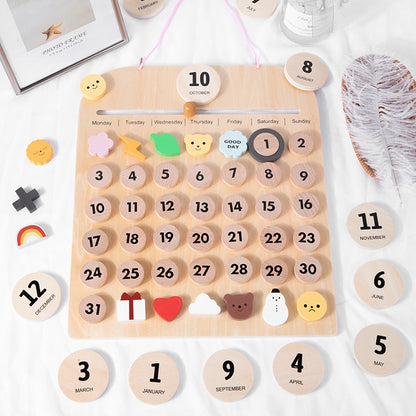 Calendario de madera