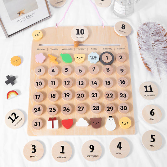 Calendario de madera