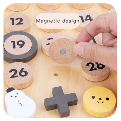 Calendario de madera