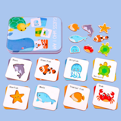 mini rompecabezas guess who I am