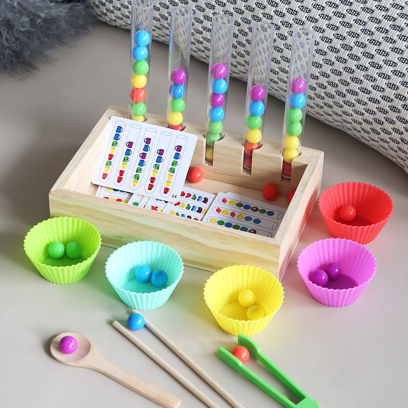 Juego de patrones con tubos de ensayo