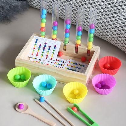 Juego de patrones con tubos de ensayo