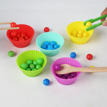 Juego de patrones con tubos de ensayo