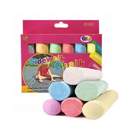 Pizarra autoadhesiva con tizas jumbo