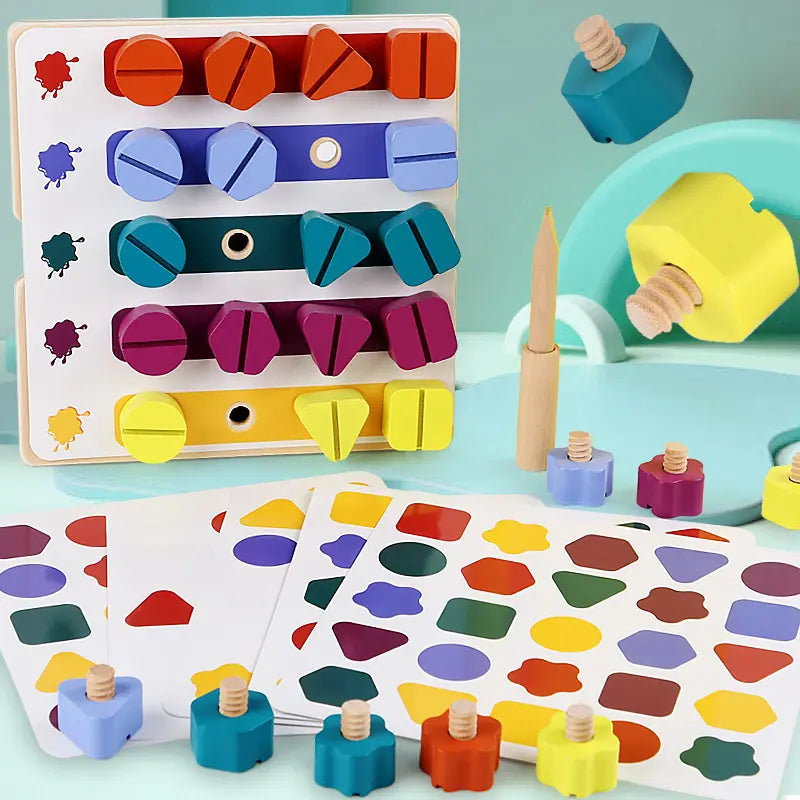 Juego de patrones con tornillos
